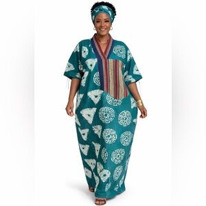 Elegant Multicolor Maxi Dress